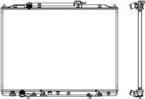 Aluminium Plastic Radiator ADR 32118515