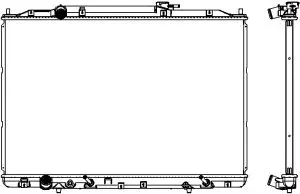 Aluminium Plastic Radiator ADR 32118520