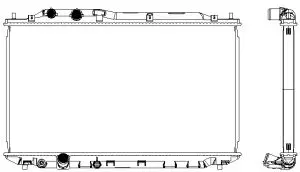 Aluminium Plastic Radiator ADR 32118525
