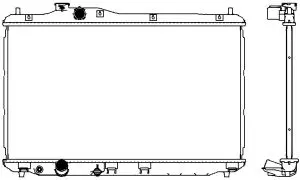 Aluminium Plastic Radiator ADR 32118531