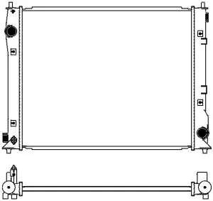 Aluminium Plastic Radiator ADR 32118542