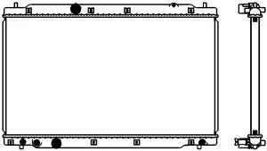 Aluminium Plastic Radiator ADR 32118549