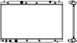 Aluminium Plastic Radiator ADR 32118550