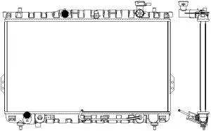 Aluminium Plastic Radiator ADR 32211006