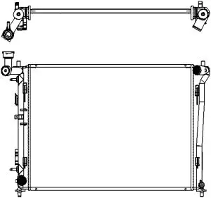 Aluminium Plastic Radiator ADR 32211017