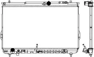Aluminium Plastic Radiator ADR 32211019