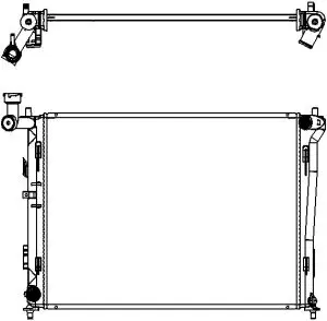 Aluminium Plastic Radiator ADR 32211028