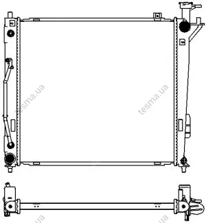 Aluminium Plastic Radiator ADR 32217001 (фото 1)