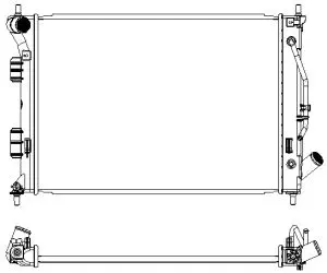 Aluminium Plastic Radiator ADR 32218511