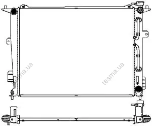Aluminium Plastic Radiator ADR 32218513 (фото 1)