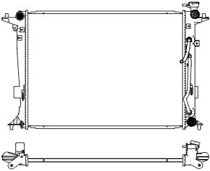 Aluminium Plastic Radiator ADR 32218515