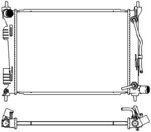 Aluminium Plastic Radiator ADR 32218517