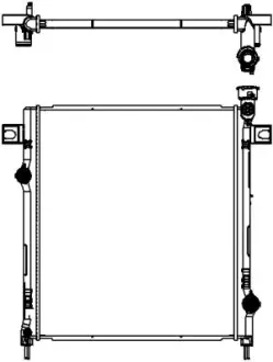 Aluminium Plastic Radiator ADR 32318503
