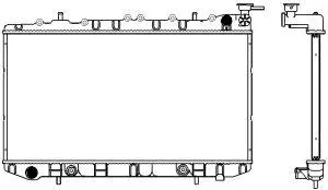 Aluminium Plastic Radiator ADR 32511001