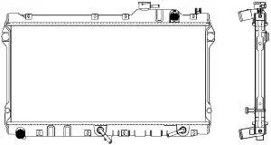 Aluminium Plastic Radiator ADR 33011010