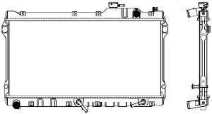 Aluminium Plastic Radiator ADR 33011011