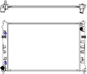 Aluminium Plastic Radiator ADR 33011015