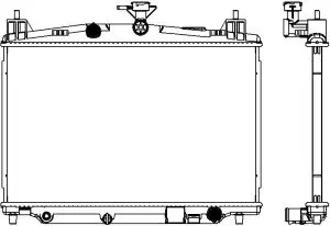 Aluminium Plastic Radiator ADR 33011048