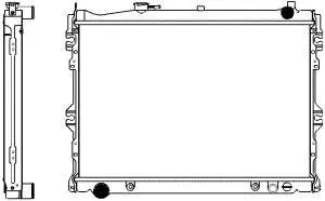 Aluminium Plastic Radiator ADR 33011102