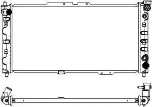 Aluminium Plastic Radiator ADR 33018502