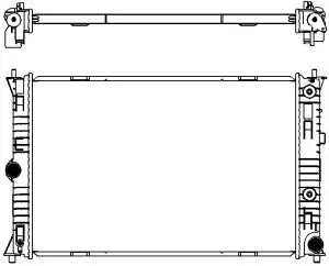 Aluminium Plastic Radiator ADR 33018503