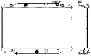 Aluminium Plastic Radiator ADR 33018508