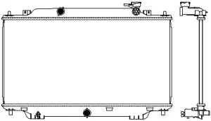 Aluminium Plastic Radiator ADR 33018512