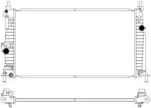 Aluminium Plastic Radiator ADR 33018514