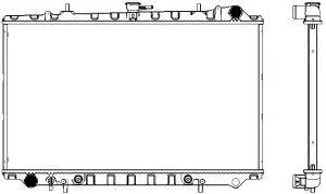 Aluminium Plastic Radiator ADR 33411008