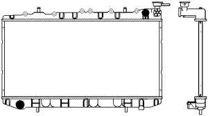 Aluminium Plastic Radiator ADR 33411018