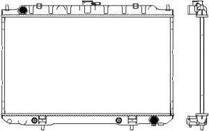 Aluminium Plastic Radiator ADR 33411021