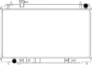 Aluminium Plastic Radiator ADR 33411035