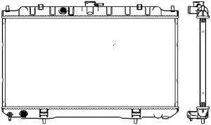 Aluminium Plastic Radiator ADR 33411052