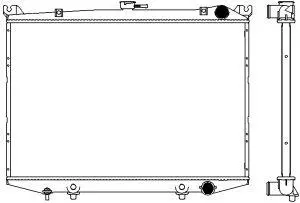 Aluminium Plastic Radiator ADR 33411061