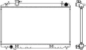 Aluminium Plastic Radiator ADR 33411064