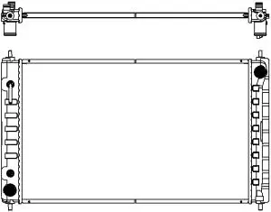 Aluminium Plastic Radiator ADR 33418501