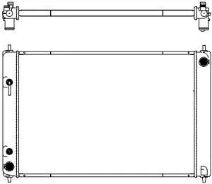 Aluminium Plastic Radiator ADR 33418504