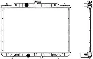 Aluminium Plastic Radiator ADR 33418505