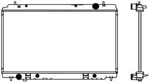 Aluminium Plastic Radiator ADR 33418506