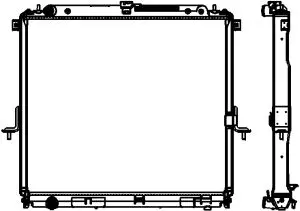 Aluminium Plastic Radiator ADR 33418508