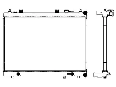 Aluminium Plastic Radiator ADR 33418515