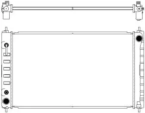 Aluminium Plastic Radiator ADR 33418518
