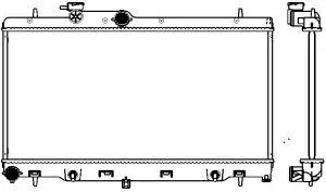 Aluminium Plastic Radiator ADR 34211012