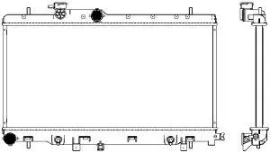 Aluminium Plastic Radiator ADR 34211018