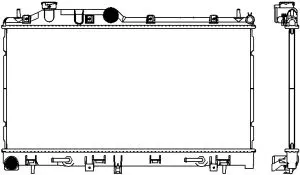 Aluminium Plastic Radiator ADR 34211023