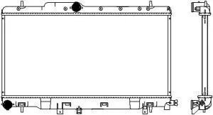 Aluminium Plastic Radiator ADR 34211024