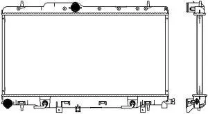 Aluminium Plastic Radiator ADR 34211026