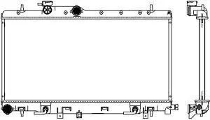 Aluminium Plastic Radiator ADR 34211027
