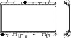 Aluminium Plastic Radiator ADR 34211031