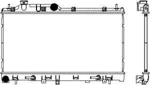 Aluminium Plastic Radiator ADR 34211036